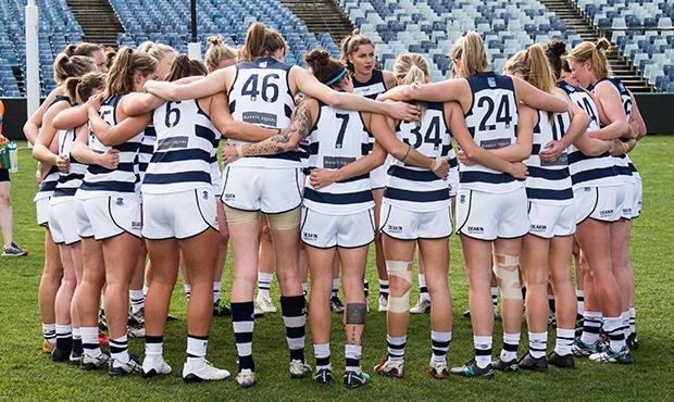2018_08_10_VFLWTeam_Hero2.jpg The Cats will be looking to cement their place in the top four with a win on Saturday - Geelong Cats